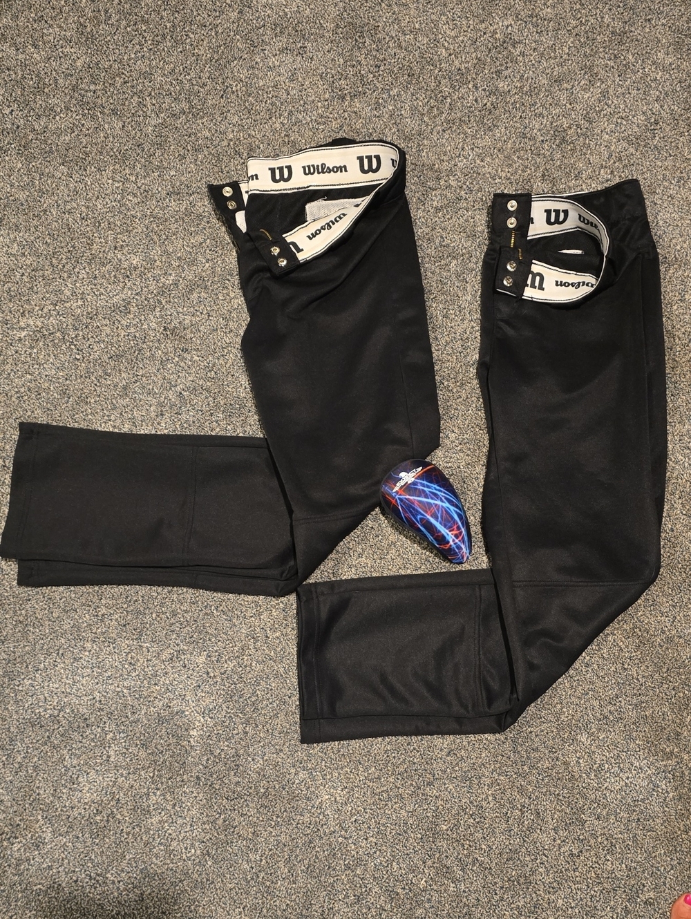 Wilson Black Baseball Pant Bundle with Athletic Cup
